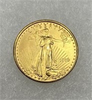 1999 1/10 Oz. Gold $5 American Eagle
