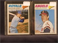 TWO 1977 OPC BASEBALL CARDS