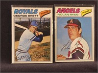 TWO 1977 OPC BASEBALL CARDS