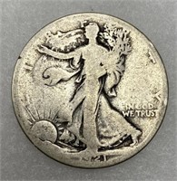 1921-S Walking Liberty Half Dollar