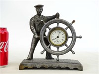 Figural Sailor Clock