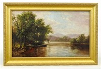 Painting, Adirondack Style Landscape