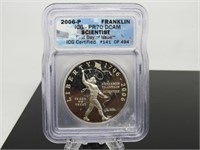 2006 - P Benjamin Franklin "Scientist" Dollar Coin