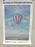 1973 Hot Air Balloon Championships Poster - ABQ