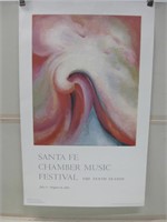 24" x 39" 1982 Santa Fe Chamber Music Fest. Poster