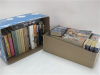2 Boxes Of Books - Hard Cover & Paperbacks