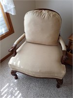 Pair of Oversize Vintage Lounge Chairs