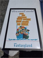 Disneyland Framed Poster of "It's a Small World"