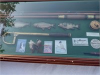 Fishing Display Art 33x13"