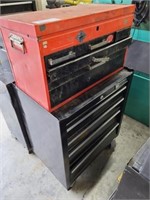 ROLLING TOOL BOX, (6) DRAWER TOP, (5) COMPARTMENT