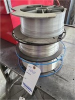 LOT OF VARIOUS WELDING WIRE SPOOLS