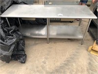 30 x 84 Stainless Prep Table w/ Drawers