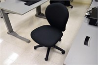 Black Upholstered Swivel Chairs