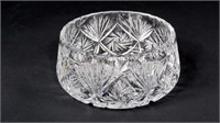 Pinwheel Crystal Bowl 8"