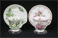 Royal Albert & Duchess China Tea Cups & Saucers