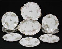13pcs Antique Haviland Limoges Plates & Platters