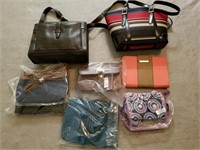 211- Lot Of 8 New/Like New Purses, Wallets & More