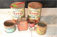 Vintage Esso Motor Oil Tins, Stanley's Crow