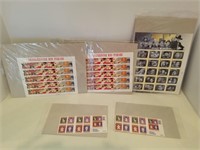 211- 5 Full Sheets Of 44 Cent Postage Stamps