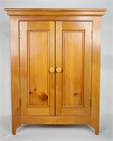 Pine Corner Cabinet  - 33.5"h x 24"l x 13"d