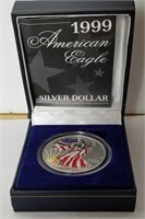 1999 Enhanced American Silver Eagle Dollar
