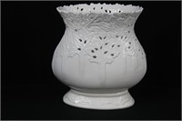 Reticulated Porcelain Candle Holder
