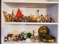 Brass Nesting Bowls and Figurines