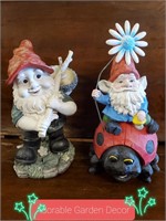 2 Adorable Gnomes Garden Decor, Needing a Forever