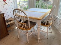 Tile-Top Kitchen Table and 4 Chairs