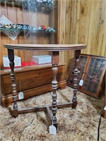 Small Wood Console Table