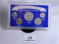 Americana Series-1944 Half; 1926 Quarter;