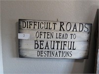 WOOD SIGN