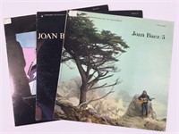 3 Joan Baez Vanguard LPs