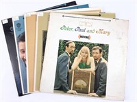 5 Peter, Paul and Mary LPs