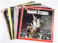 9 Mixed LPs / Hoosiers, Pete Seeger, Aldo Nova +