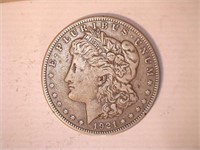 1921-S Morgan Silver Dollar;