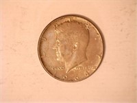 1964 Kennedy Half Dollar; 90% Silver;