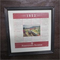 PA Railroad Calendar 1953