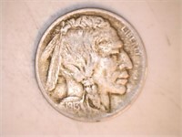 1913D (Type 1) Buffalo Nickel;