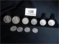 Swiss Francs; 1960's; 1994-1; Assorted