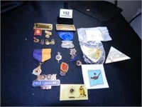 Lions Club Pins; 15+; Assorted;