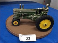 Vintage John Deere Tractor with man