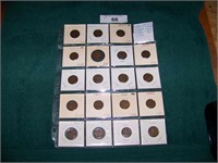 Sheet of Wheat Cents. Various Dates