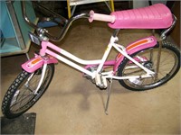Vintage Huffy pink girl's 20" bicycle