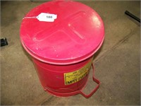 6-gallon red hazardous waste can