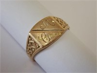 10 K Gold Insignia Ring