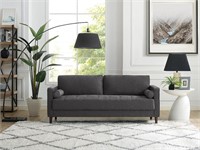 Mid Century Modern Dark Gray Sofa - Lawrence