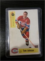 Carte hockey Tom Johson 1958-59