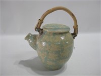 6" Signed Pottery Tea Pot