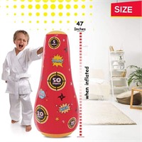 whoobli Target Inflatable Kids Punching Bag